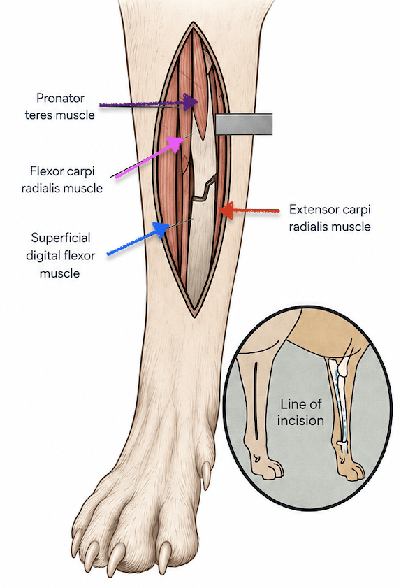 Tiggy Case ulna and radius image